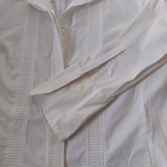 Charter Club Women's white button down shirt Size 6 - Picture 5 of 8